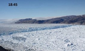 Large Calving Event at Helheim Glacier, Greenland