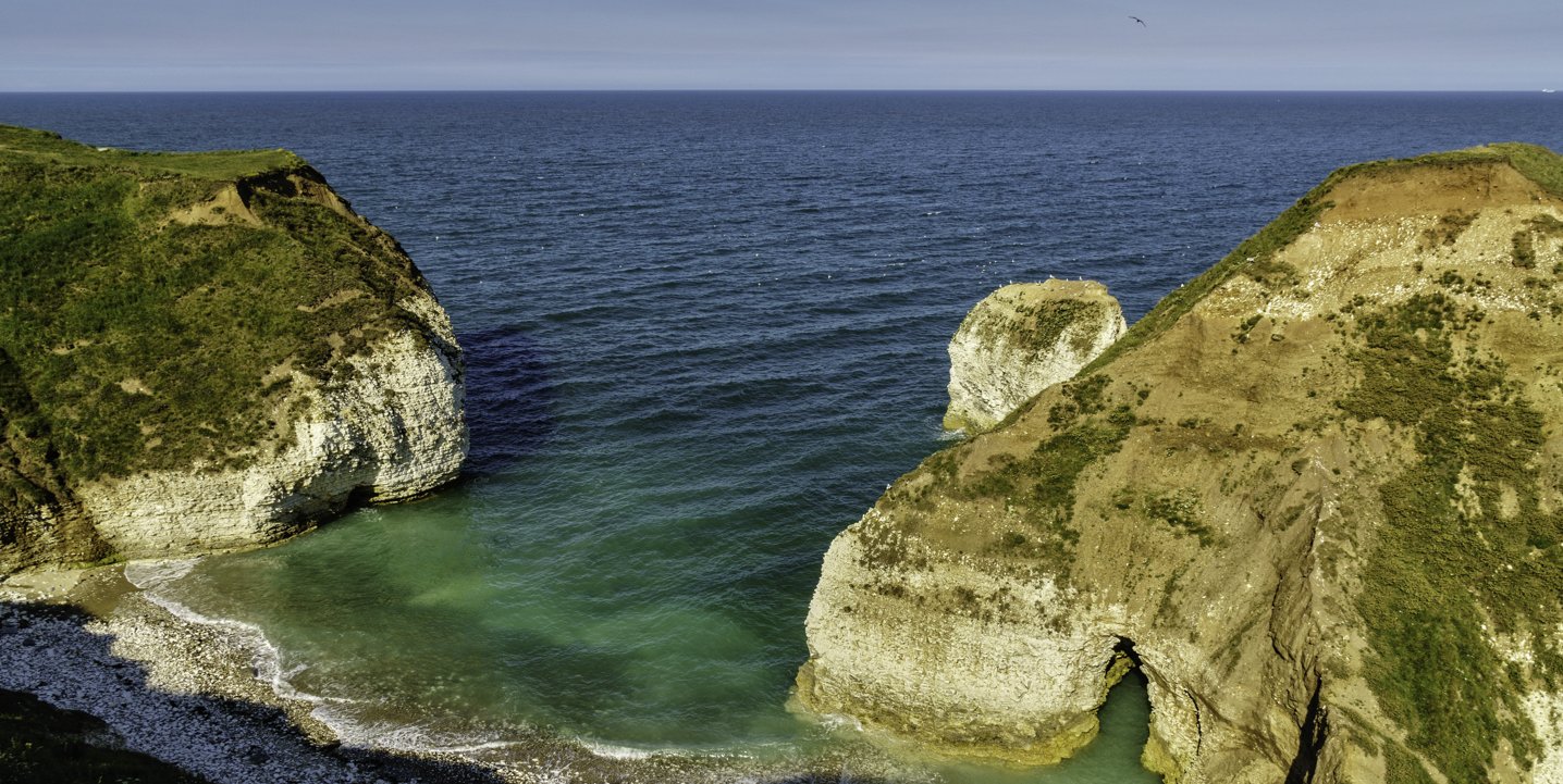 Sea stack bay view