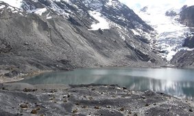 Glacial lake Bolivia