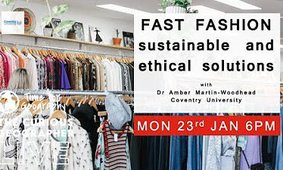 Fast Fashion┃ Issues and solutions ┃Dr Amber Martin-Woodhead ┃Live interview